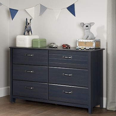 South Shore Ulysses 6-Drawer Double Dresser for South Shore Ulysses 6-Drawer Double Dresser, Blueberry
