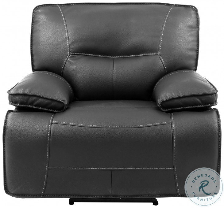 Spartacus Black Dual Power Reclining Living Room Set With Power ... for Parker Living Spartacus Power Sofa, Black
