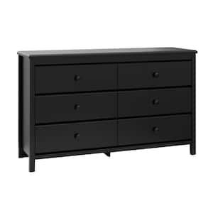 Storkcraft Brookside 6-Drawer White Dresser 03666-101 - The Home Depot intended for Stork Craft Usa Brookside 6 Drawer Dresser In Black