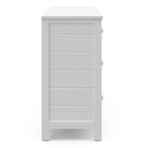 Storkcraft Moss 6 Drawer Double Dresser & Reviews | Wayfair with regard to Storkcraft Moss 6 Drawer Double Dresser In White