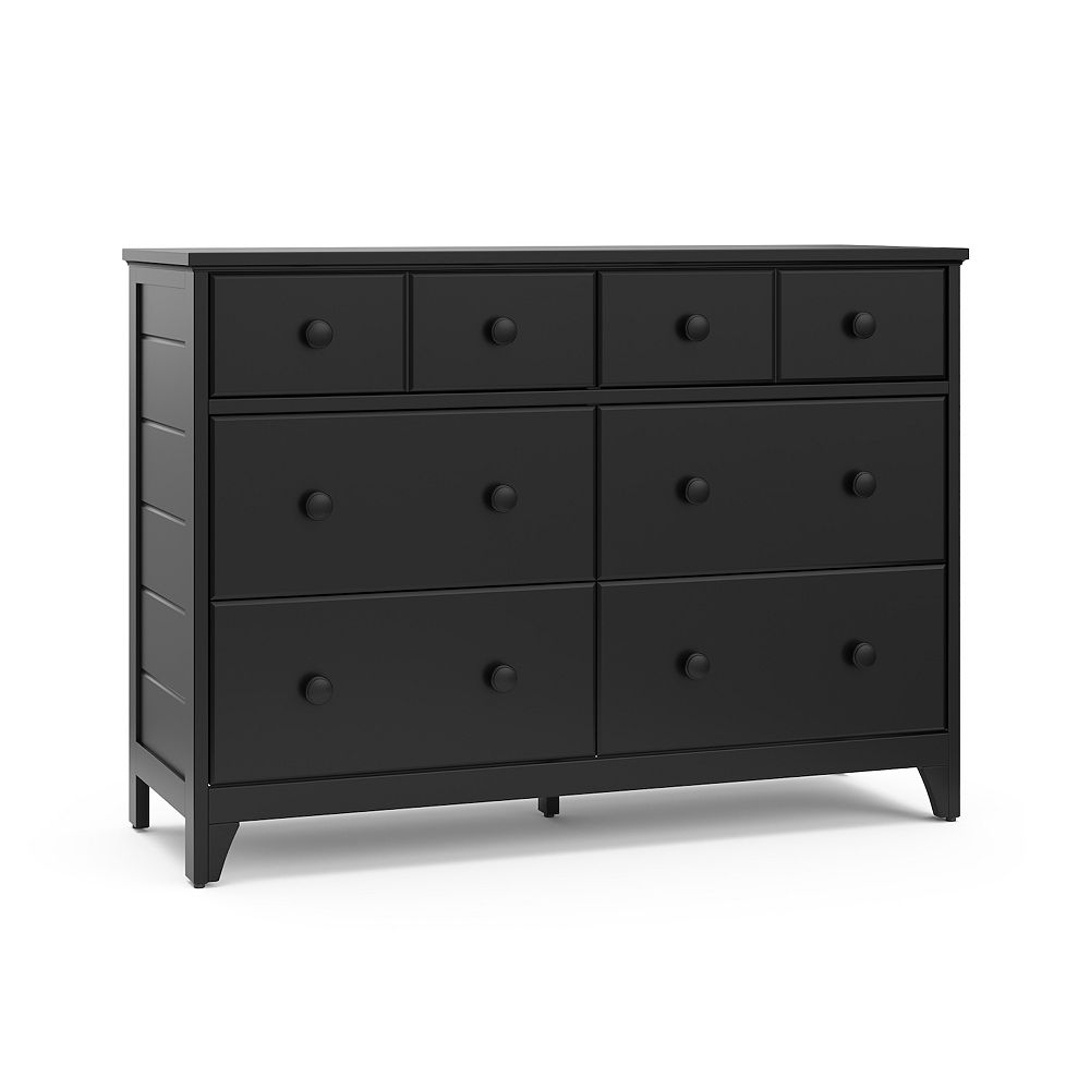 Storkcraft Moss 6 Drawer Double Dresser with Storkcraft Moss 6 Drawer Double Dresser, White