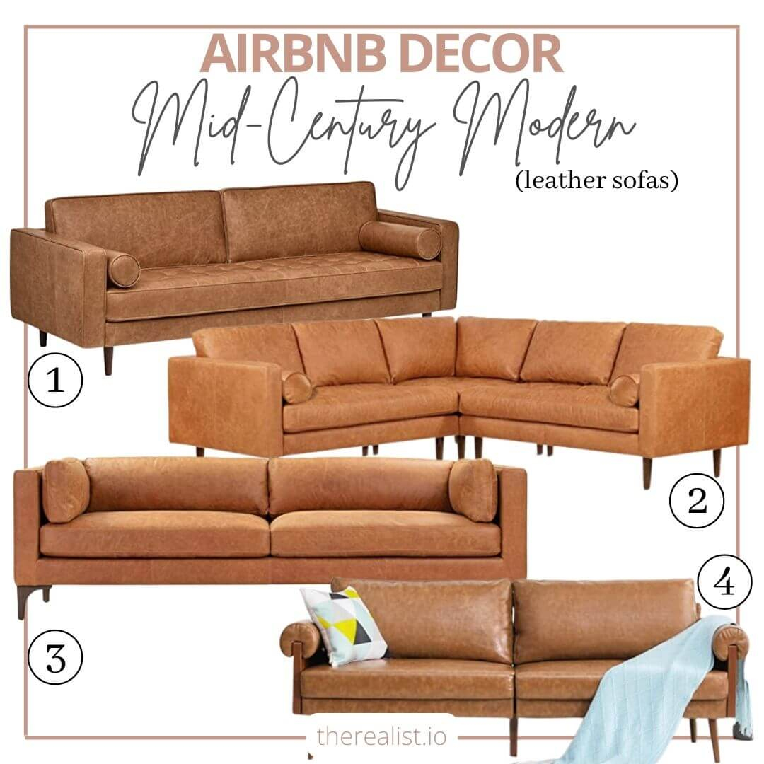 The Perfect Mid-Century Modern Airbnb Decor Ideas in Creating a Homey Atmosphere with the Perfect Rental Sofa