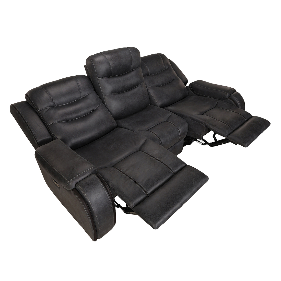 Three Seater Motorized Living Room Recliner Sofa With Adjustable Power ... regarding Understanding the Benefits of Adjustable Headrest Sofas for Better Sleep