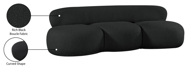 The Hidden Details That Make Venti Black Boucle Fabric Upholstered Sets Special