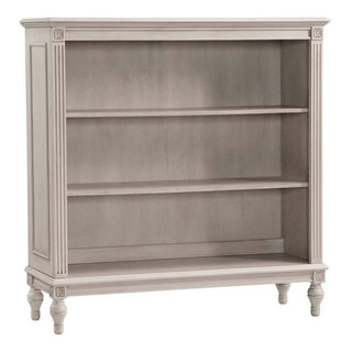 Westwood Design Viola Transitional Wood Bookcase In Lace Beige Finish ... pertaining to Westwood Design Viola Transitional Wood Chifferobe In Lace Beige Finish