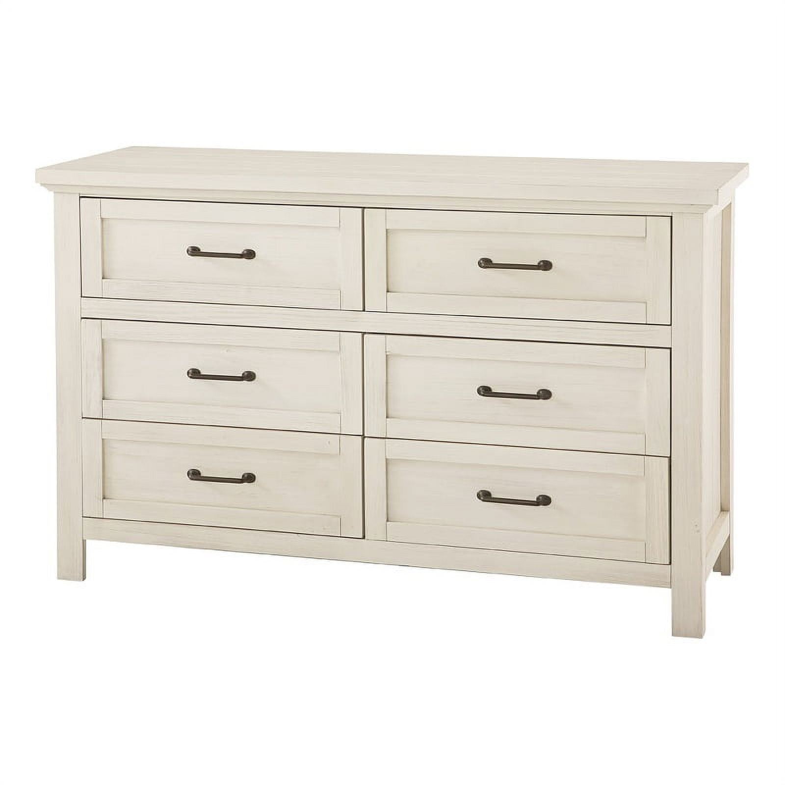 Westwood Design Westfield Chest: 6-Drawer Traditional Bedroom Dresser In Brushed White - Walmart.com inside Westwood Design Westfield Traditional Chifforobe In Brushed White Finish