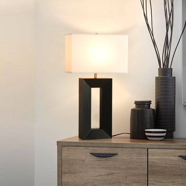 Wood Table Lamps You'll Love | Wayfair intended for Julie Standing Table Lamp - Ebony