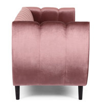 Yuma Modern Velvet 3 Seater Sofa - Midcentury - Sofas - By Gdfstudio ... with regard to Yuma Modern Velvet 3 Seater Sofa, Black/Dark Brown