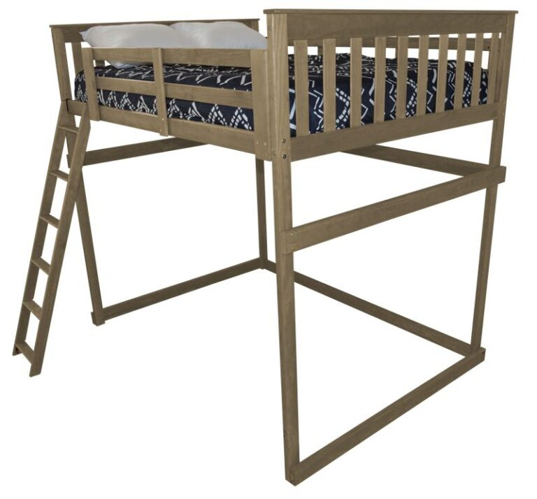 #3310 - Full Loft Bed With Side Ladder - Versaloft Beds with Understanding the Full Size Mission Loft Bed Construction Process