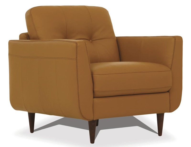 54955 Radwan Camel Leather Sofa Set | Acme | Free Delivery for Acme Radwan Sofa, Caramel Leather