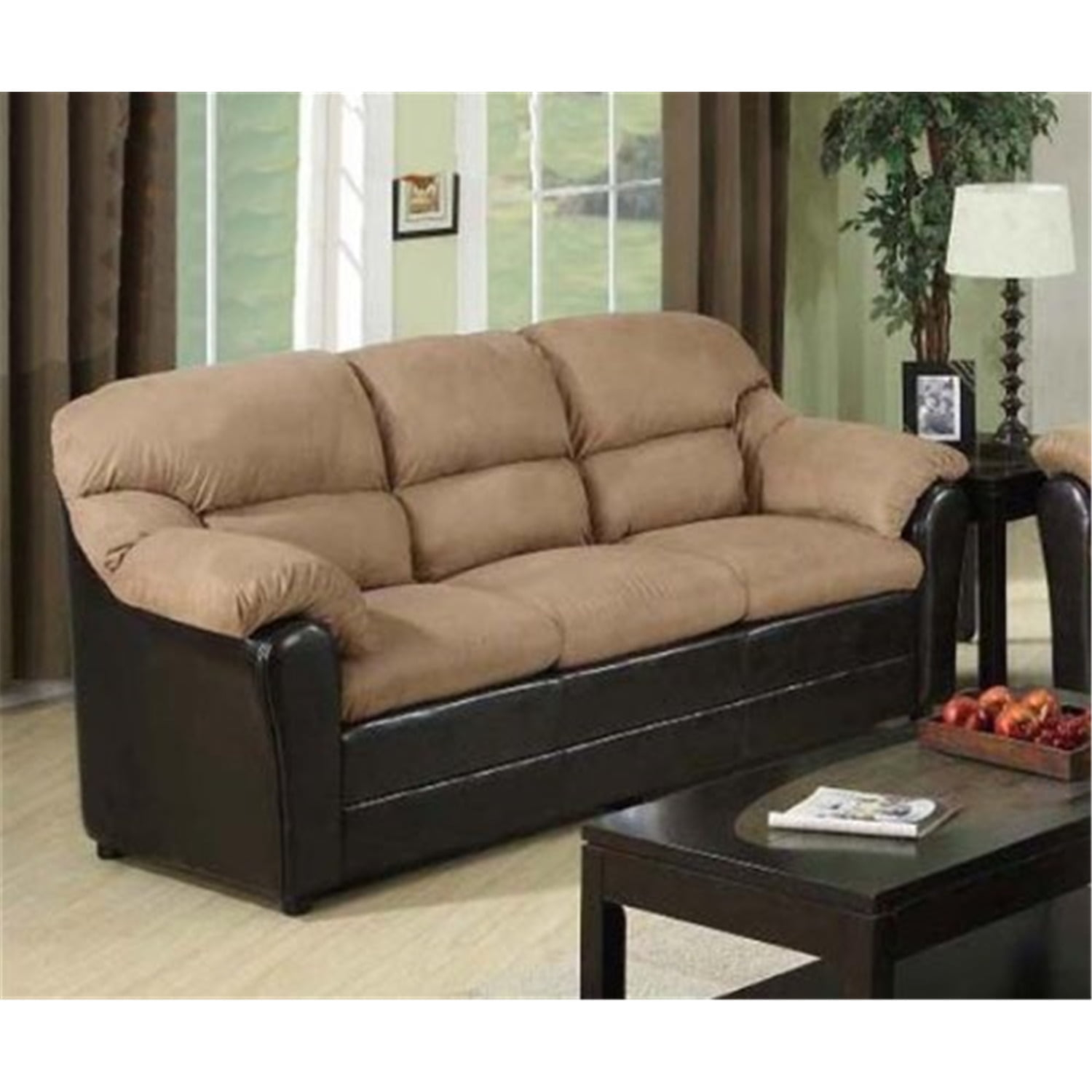 Acme Bently Loveseat W/5 Pillows(Same Lv01580), Fabric & Champagne ... throughout Crafting Luxury with the ACME Bently Sofa with 7 Pillows Fabric and Champagne Upholstery
