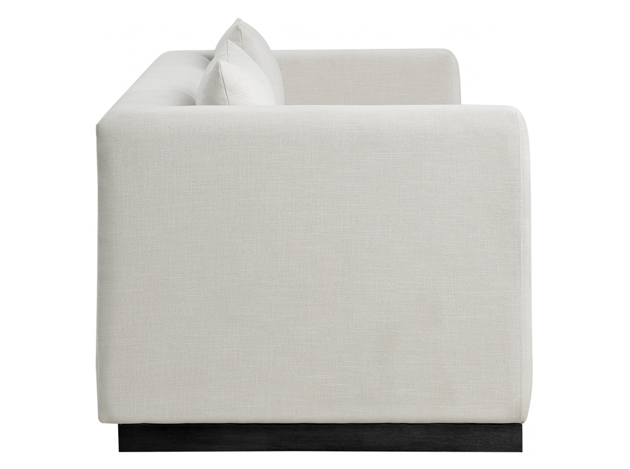 Alfie Linen Textured Fabric Sofa By Meridian - Mig Furniture inside Understanding the appeal of linen textured fabric in contemporary sofa design