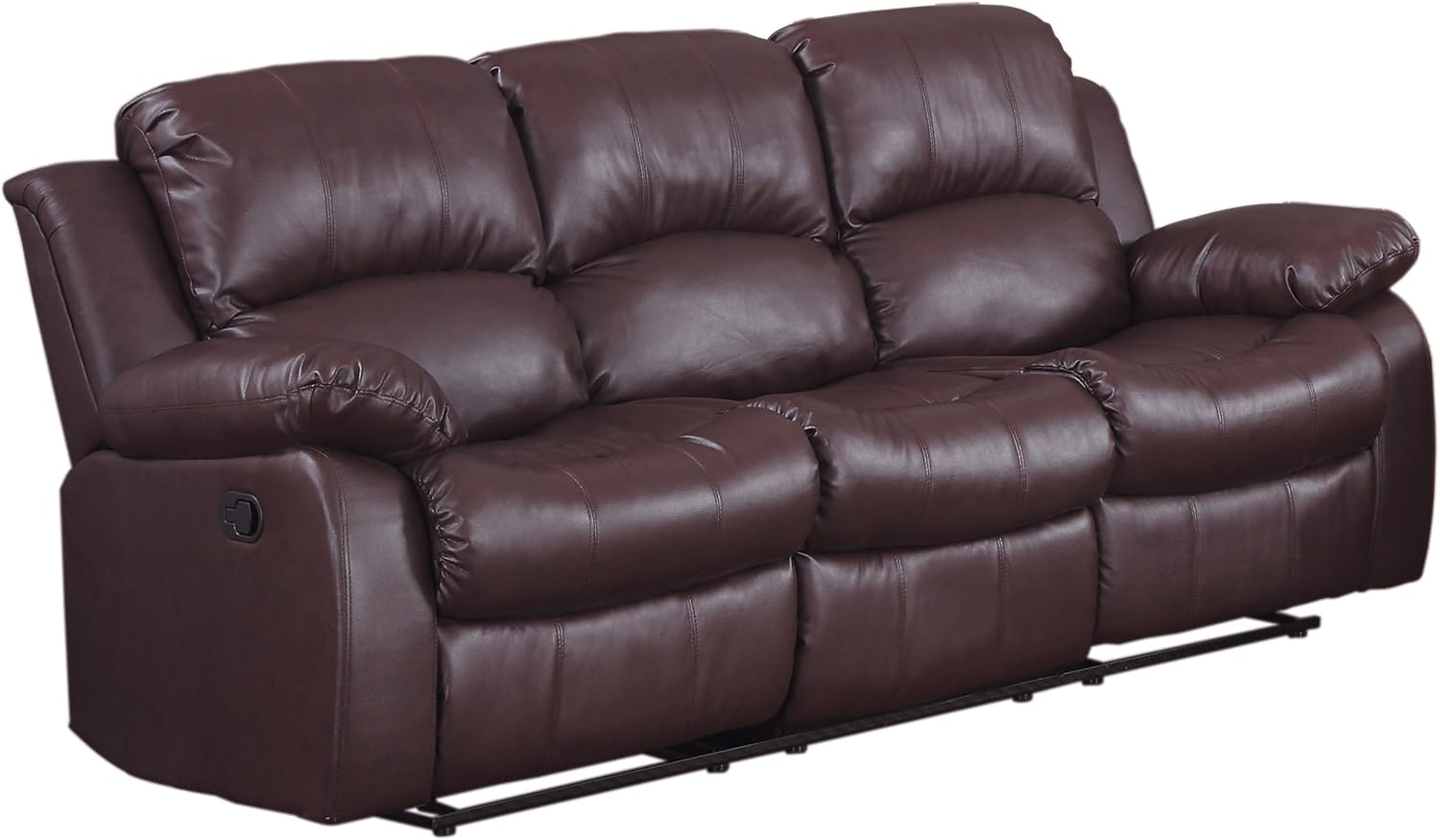 Amazon.com: Homelegance Resonance 83" Bonded Leather Double Reclining ... pertaining to Exploring the Cultural Heritage of Traditional Sofa Making