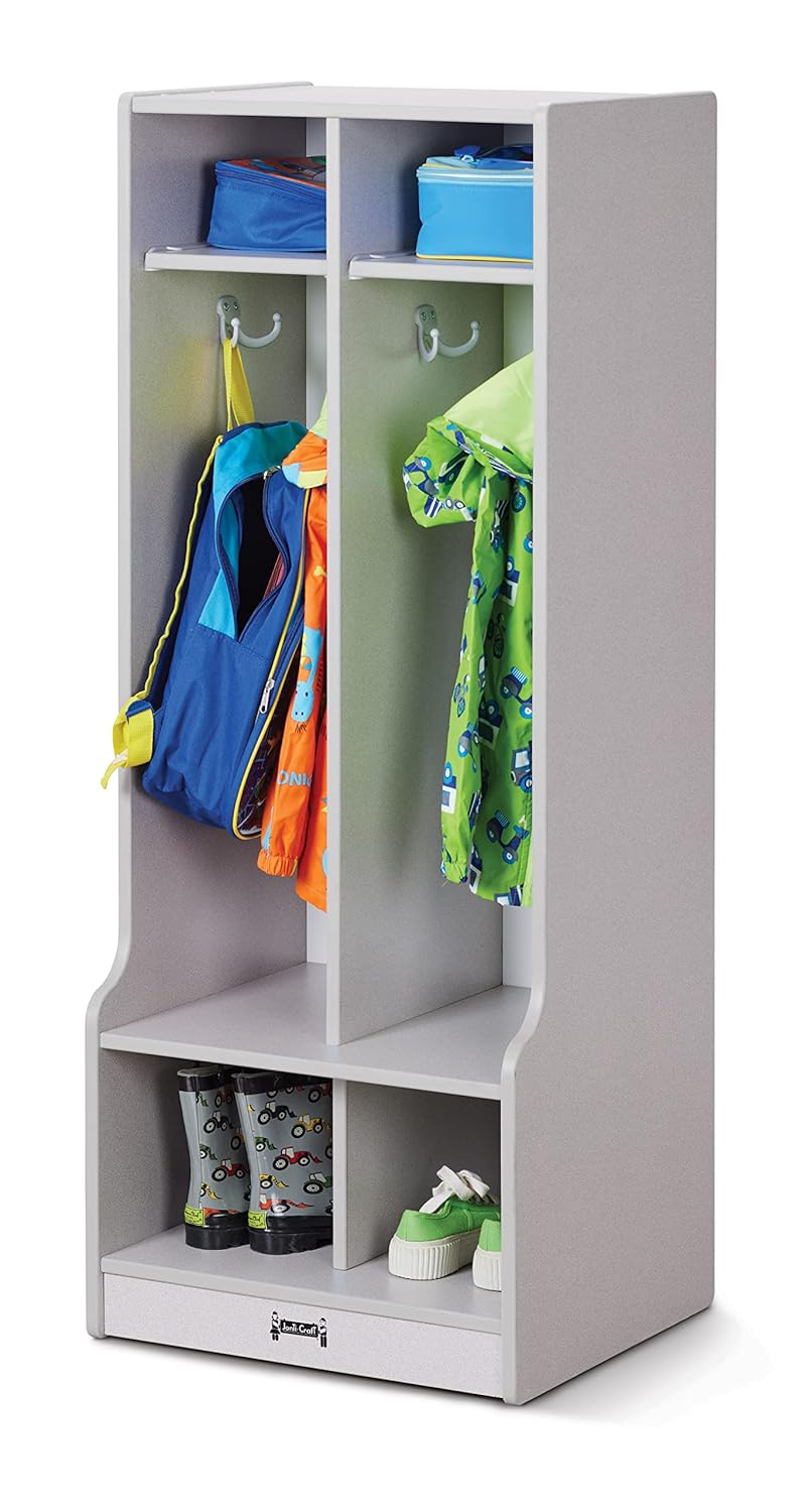 Exploring the Features of Jonti-Craft 2 Section Coat Locker with Step