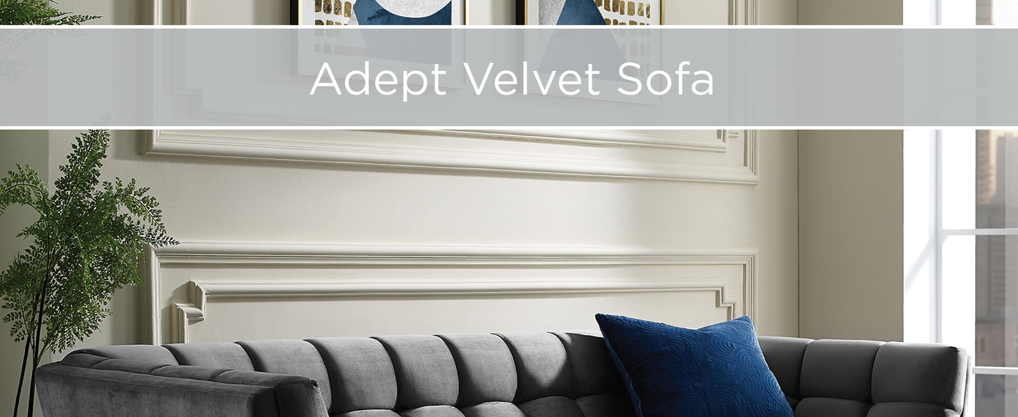 Amazon.com: Modway Adept Contemporary Mid-Century Modern Performance ... in How Velvet Textures Transform the Comfort and Aesthetics of Home Seating