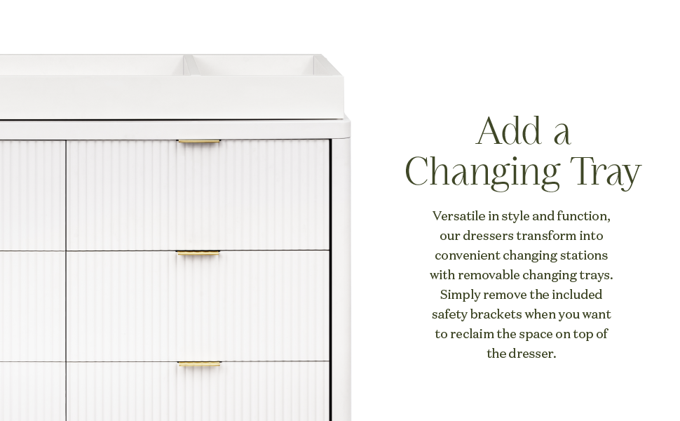 Amazon.com: Namesake Brimsley Tambour 6-Drawer Assembled Dresser In ... intended for The Role of Warm White in Modern Bedroom Furniture Design with Brimsley Tambour