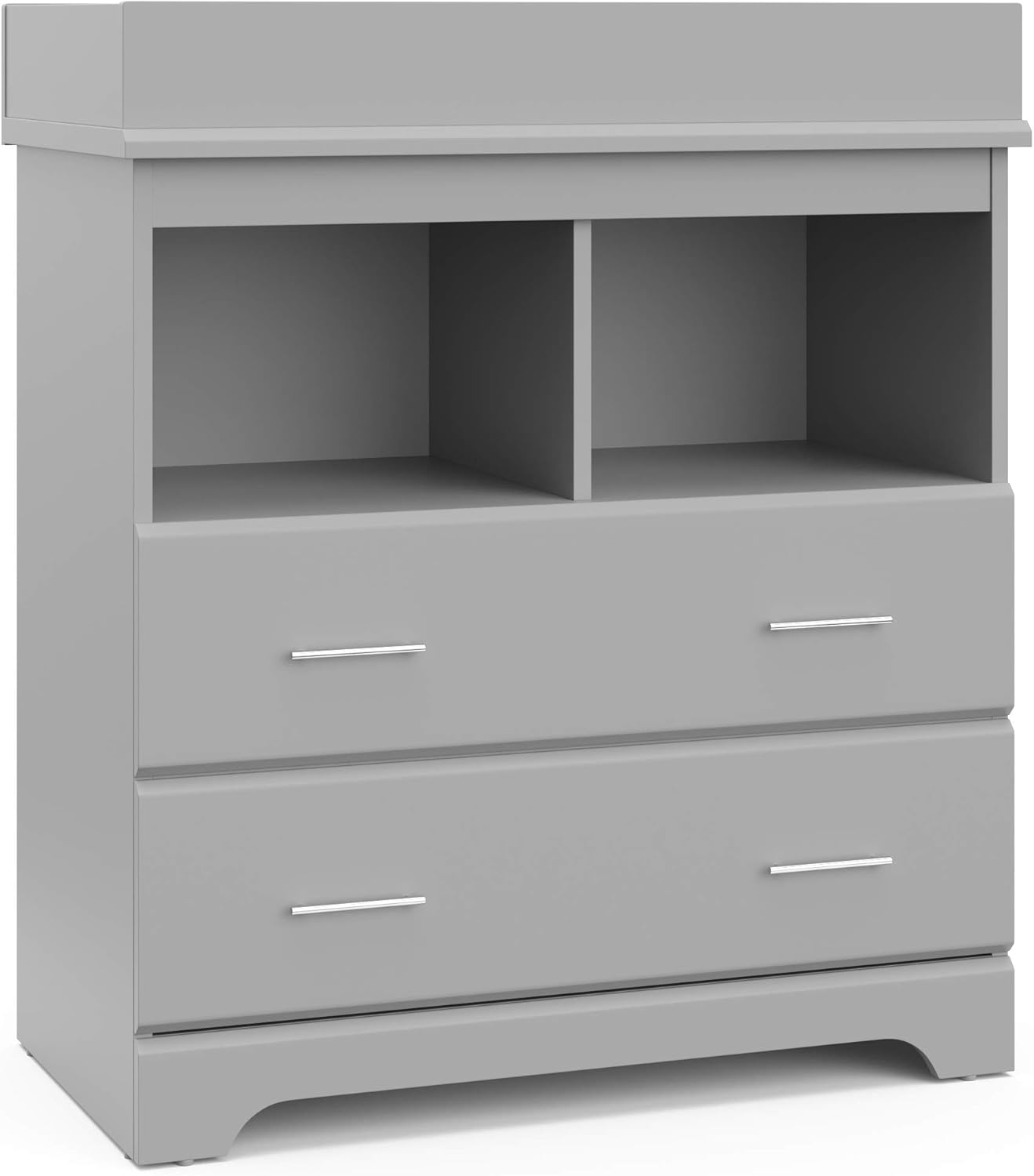 Amazon.com : Storkcraft Brookside Nursery Dresser Organizer (Pebble ... with regard to The practical benefits of choosing Stork Craft USA Brookside 4 Drawer Chest in Gray for your home