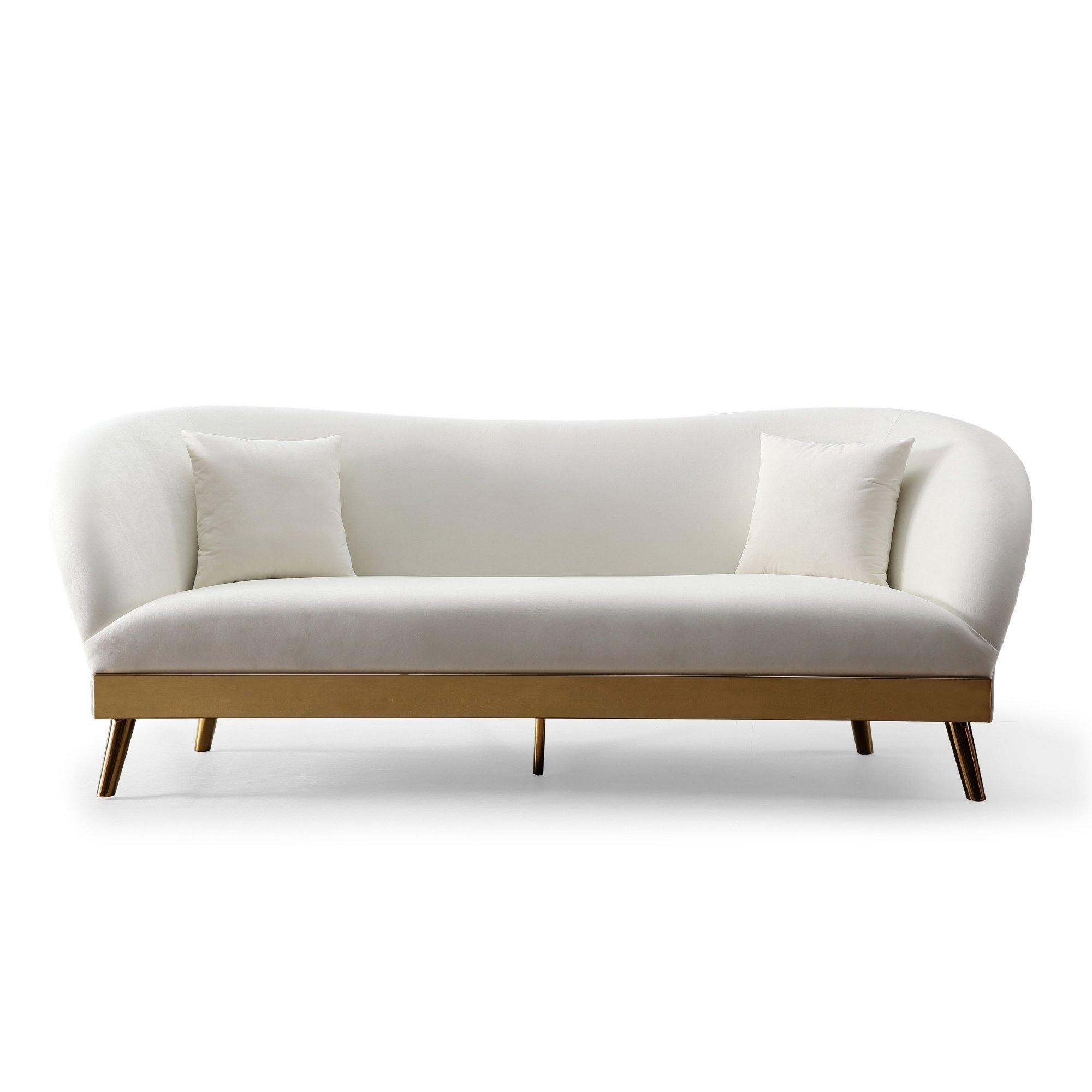 Annabelle Velvet Sofa - Glam Party Rentals intended for Annabelle 80" Bluestone Velvet Sofa With Black Wood Legs