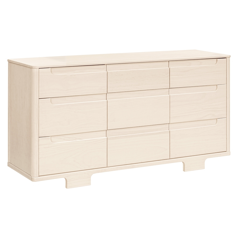 Babyletto Yuzu 9-Drawers Dresser In Washed Natural | Bush Furniture ... for Yuzu 9-Drawer Assembled Dresser, Washed Natural