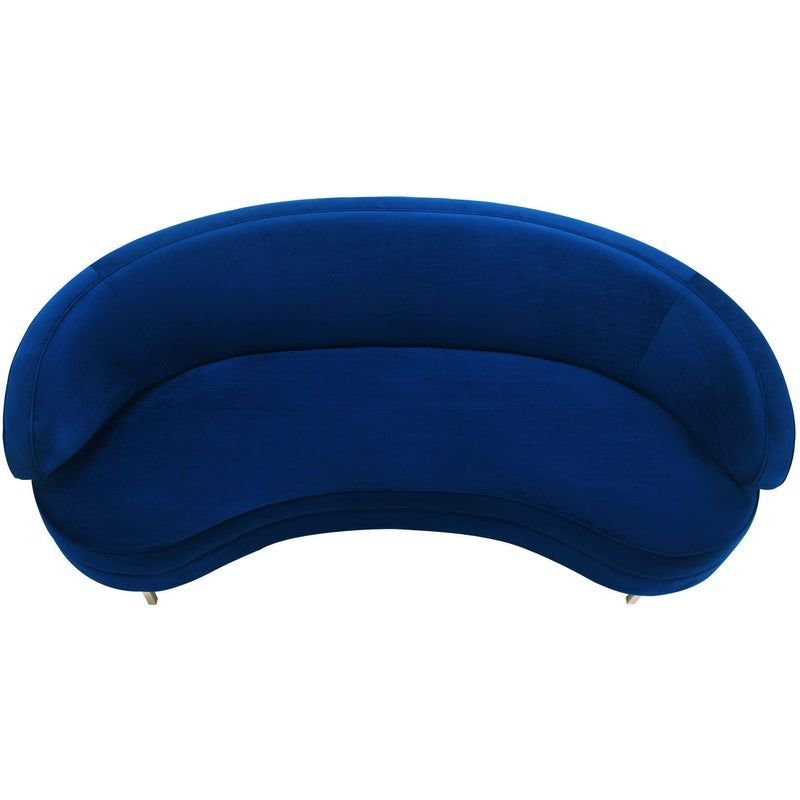 Baila Navy Velvet Sofa | Navy Velvet Sofa, Gold Sofa, Velvet Sofa intended for Understanding the Appeal of Baila Navy Velvet Sofa in Modern Interiors