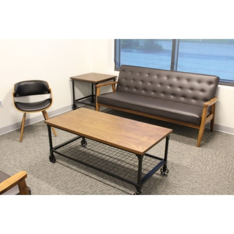 Baxton Studio Sorrento Mid-Century Retro Modern Brown Faux Leather ... regarding The Artisan Craftsmanship Behind Sorrento Retro Upholstered Wooden 3-Seater Sofa Brown Faux Leather