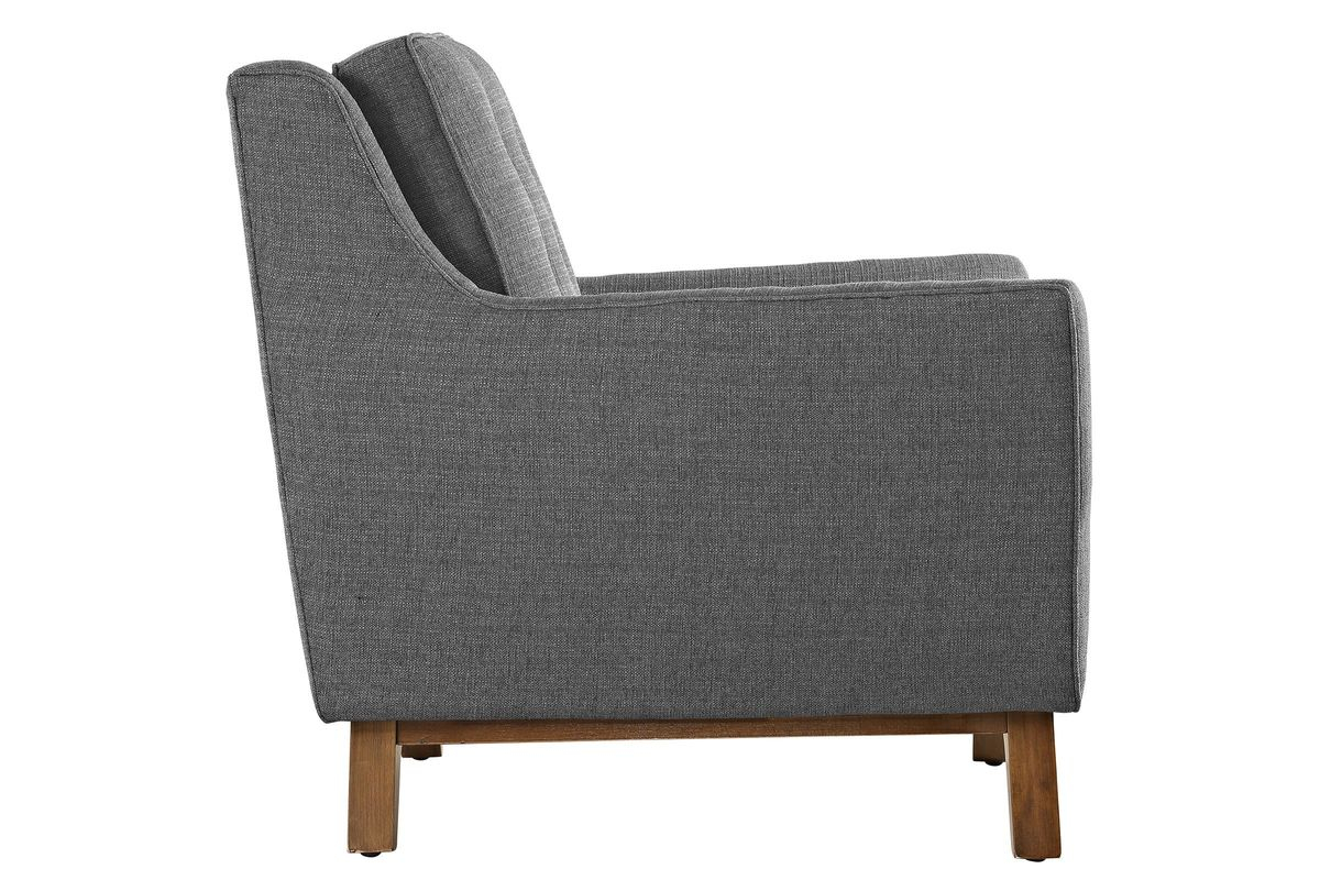 Beguile Upholstered Fabric Sofa In Gray By Modway At Gardner-White intended for Beguile Upholstered Fabric Sofa, Gray