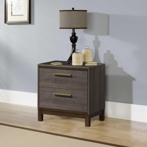 Benjara Antique Gray Manvel Contemporary Style Night Stand Bm123878 ... with Benzarabm123878 Manvel Contemporary Style Night Stand