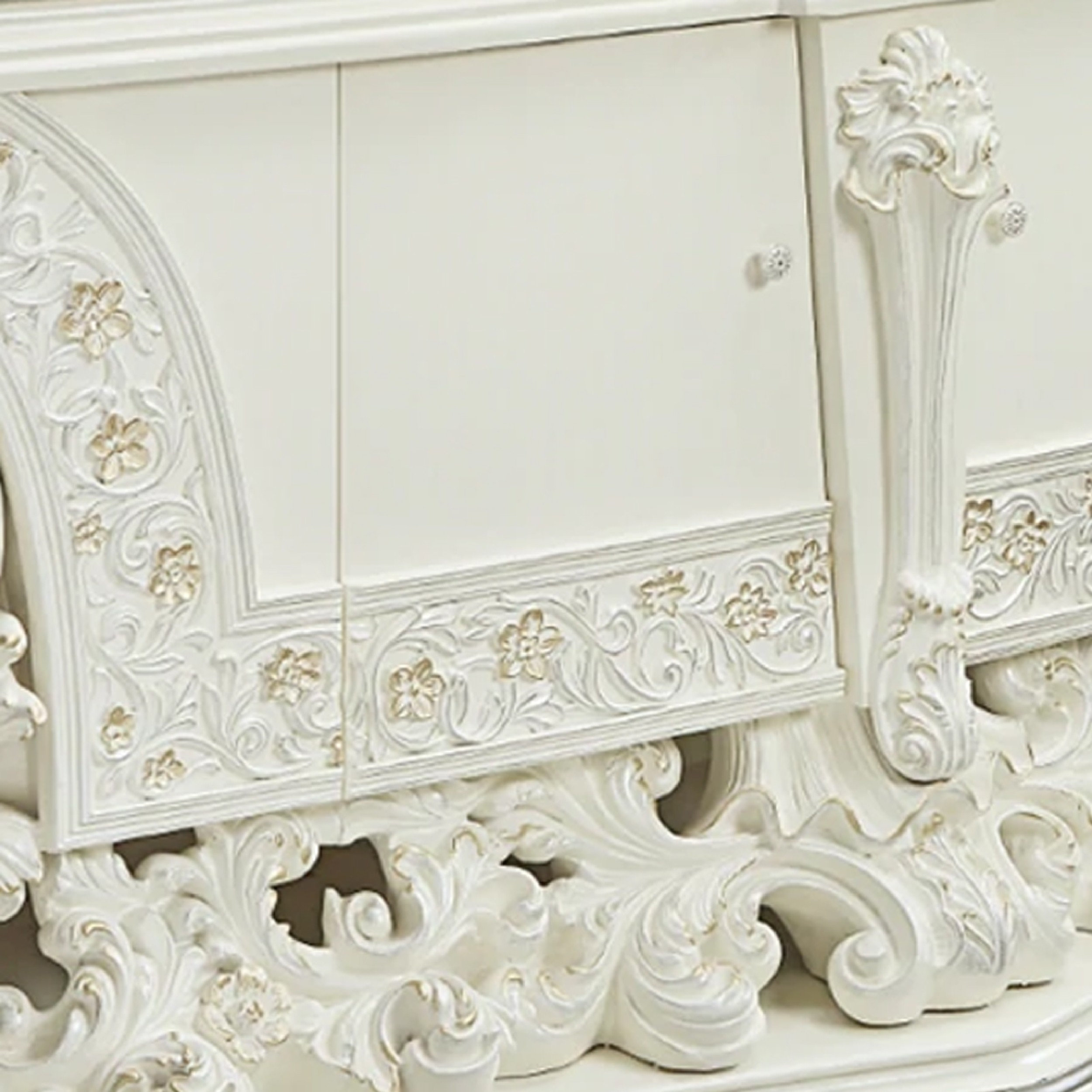 Benzara Bm275669 82" Classic Ornate Sideboard Buffet Table, 2 Door ... regarding The evolution of bedroom furniture design from traditional to modern