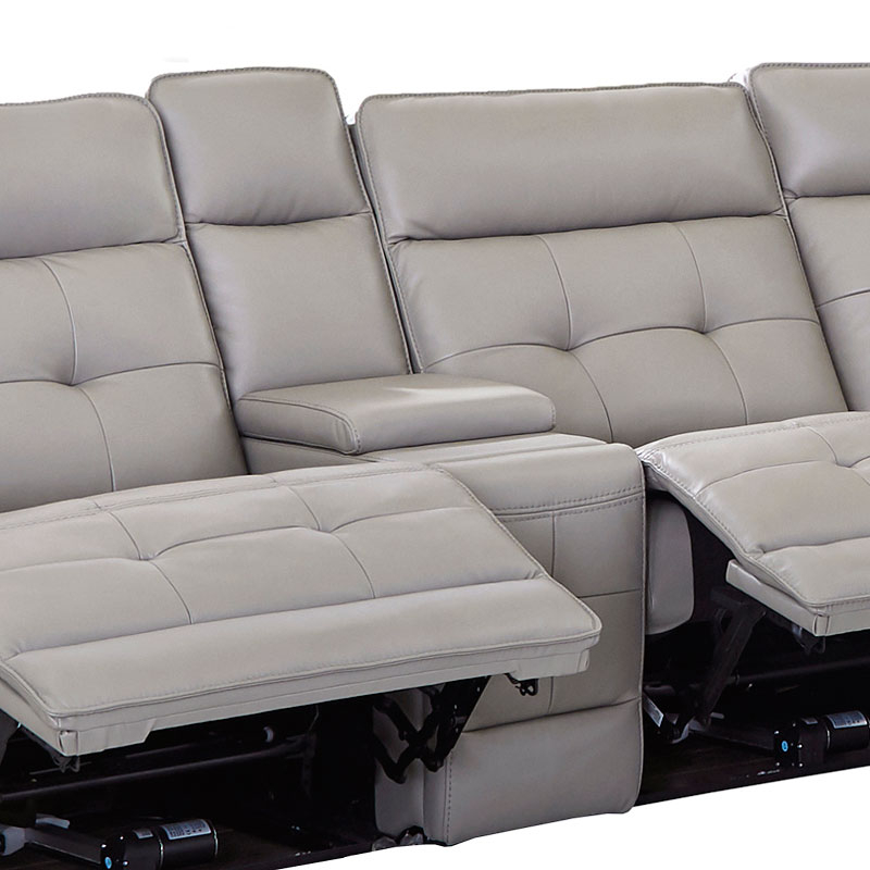 Canterbury Pewter Modular Power Reclining Zero Gravity Sectional Set By ... inside The science behind zero gravity positioning and its impact on sleep quality