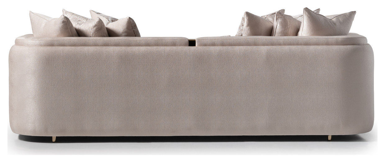 Carmela Mansion Sofa Almond/Gold - Transitional - Sofas - By Michael ... throughout The Art of Choosing the Perfect Carmela Mansion Sofa Almond/Gold for Your Home