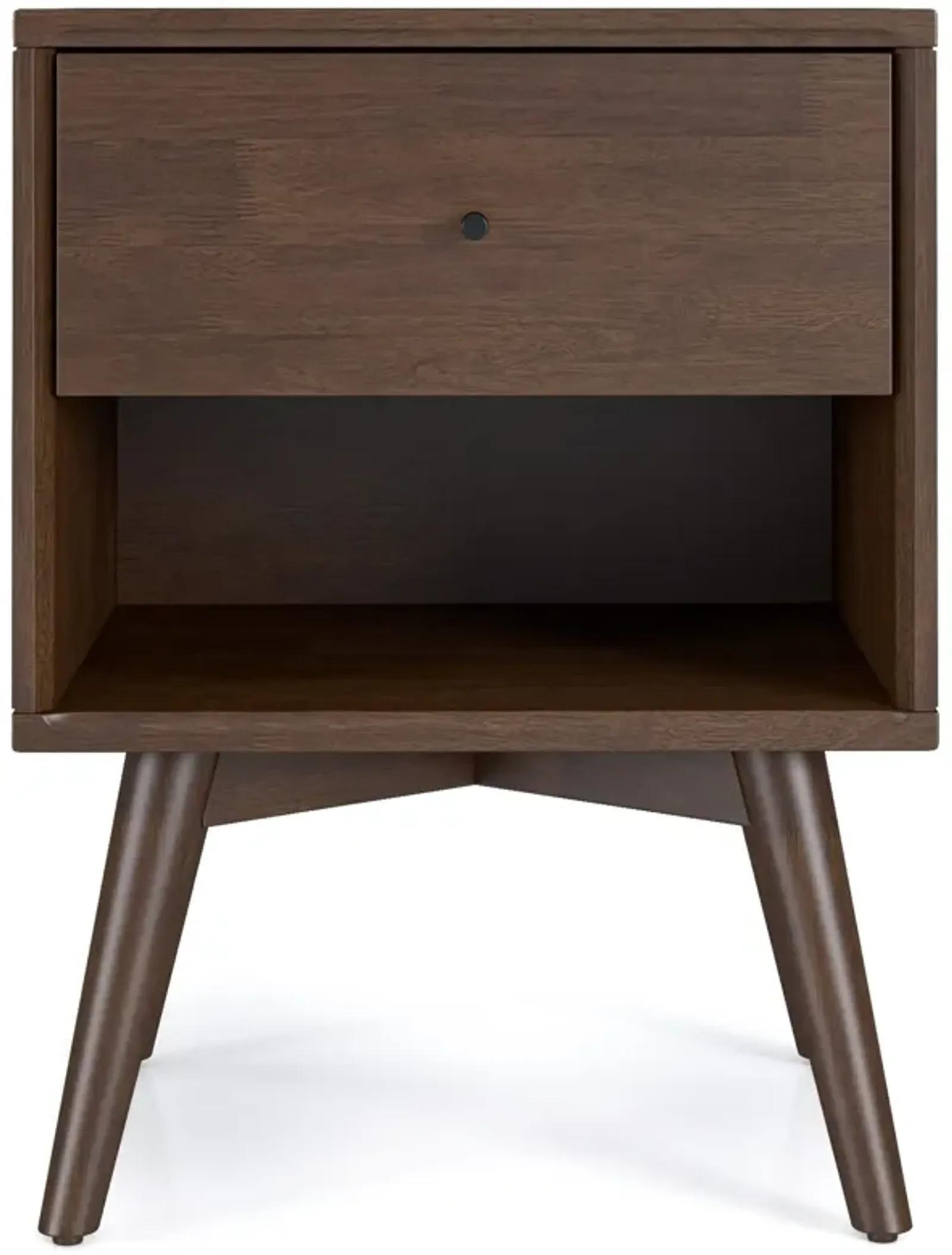 Caroline - Mid-Century Modern Style Night Stand - Brown By Bel ... within Benzarabm123878 Manvel Contemporary Style Night Stand