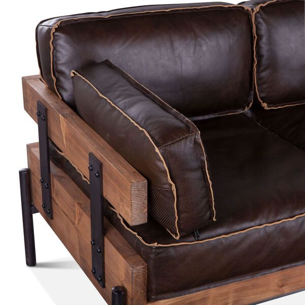 Chiavari Dark Brown Sofa | Leather Sofa, Brown Leather Sofa, Leather pertaining to Interior Design Trends Featuring Rich Dark Reddish Brown Textiles
