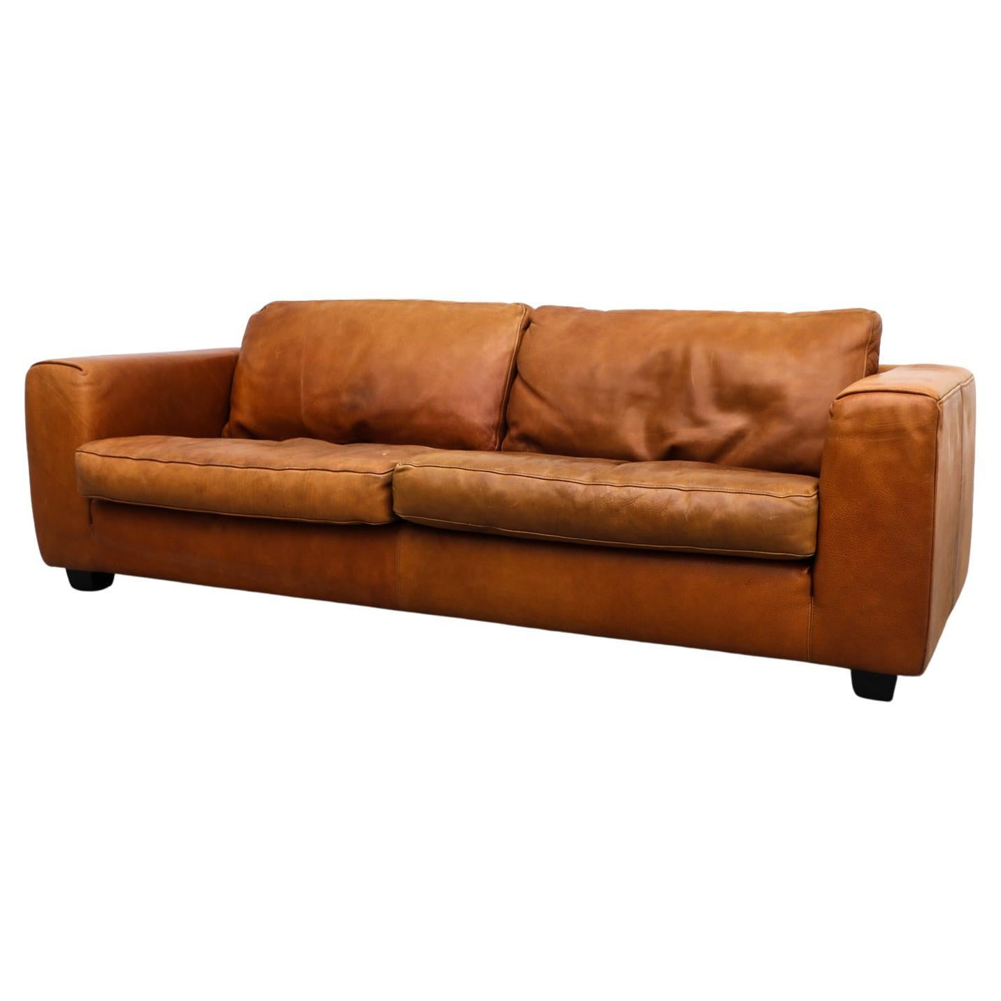 Cognac Lederen Sofa | Baci Living Room intended for How to Choose the Perfect Mylah Upholstered Sofa in Cognac for Your Living Space