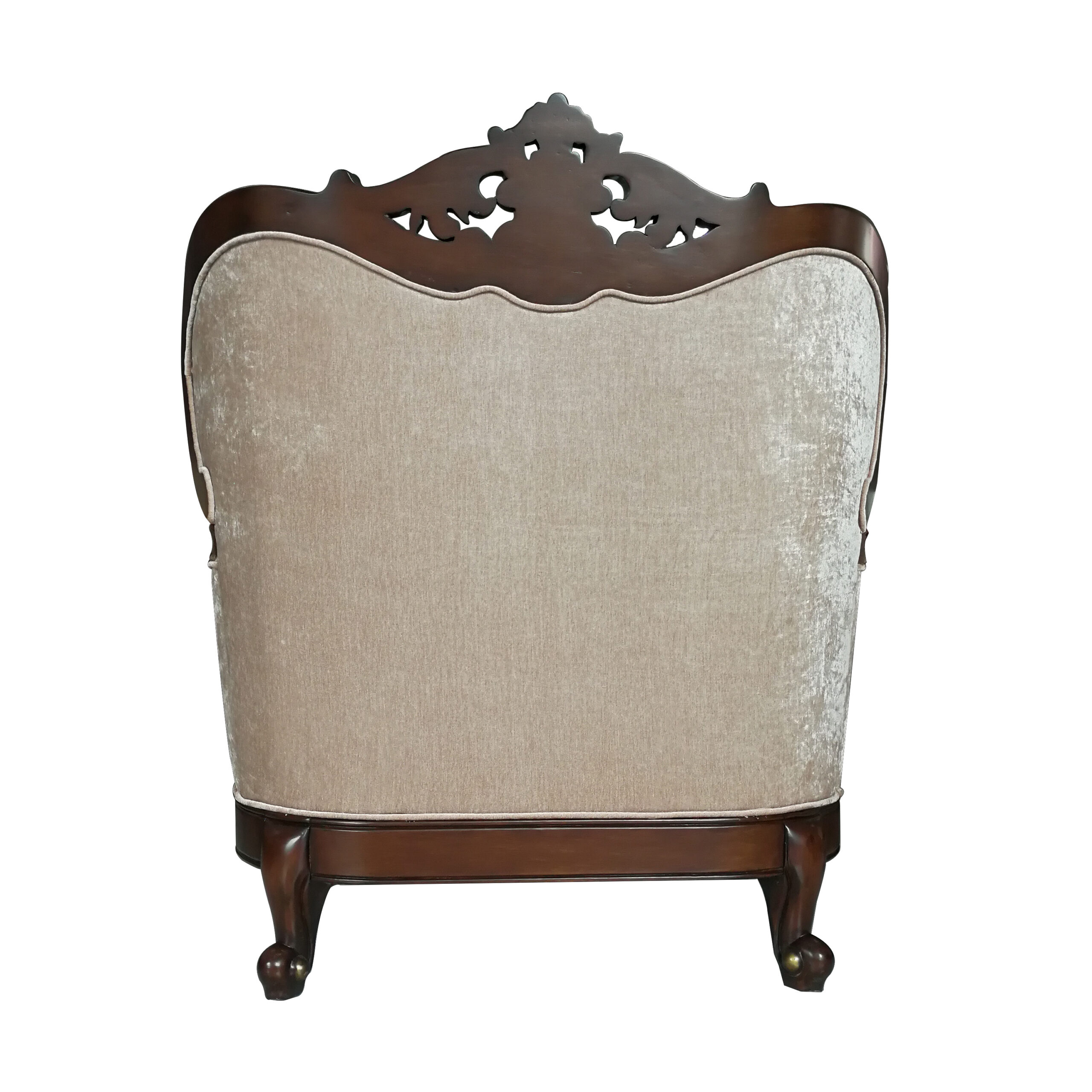 Devayne Tight Back Cushion Sofa & Loveseat | Carefree Home Furnishings regarding Exploring the Features of the ACME Devayne Sofa with 6 Pillows Fabric and Dark Walnut