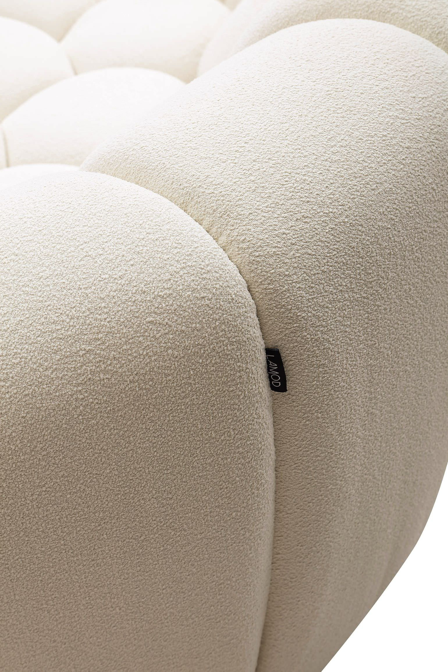 Divani Casa Yolonda Modern Curved Off-White Fabric Sofa - Transitional ... within Divani Casa Yolonda Modern Curved Off-White Fabric Sofa