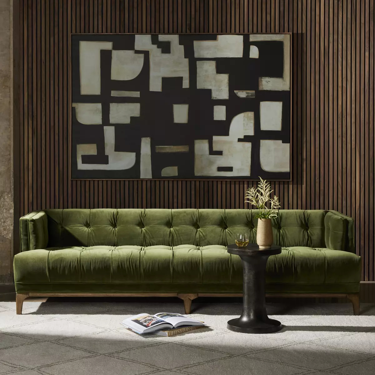 Dylan Sofa Sapphire Olive Four Hands within How Four Hands Dylan Sofa Transforms Modern Living Spaces