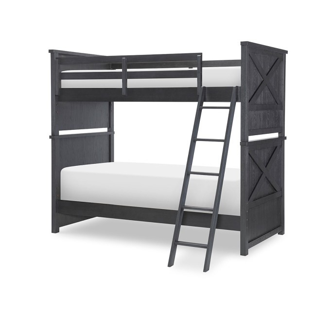 Flatiron Youth Twin Over Twin Bunk Bed (Midnight) By Legacy Classic ... in Expert Tips for Maintaining Flatiron Complete Twin Over Twin Bunk Bed Longevity