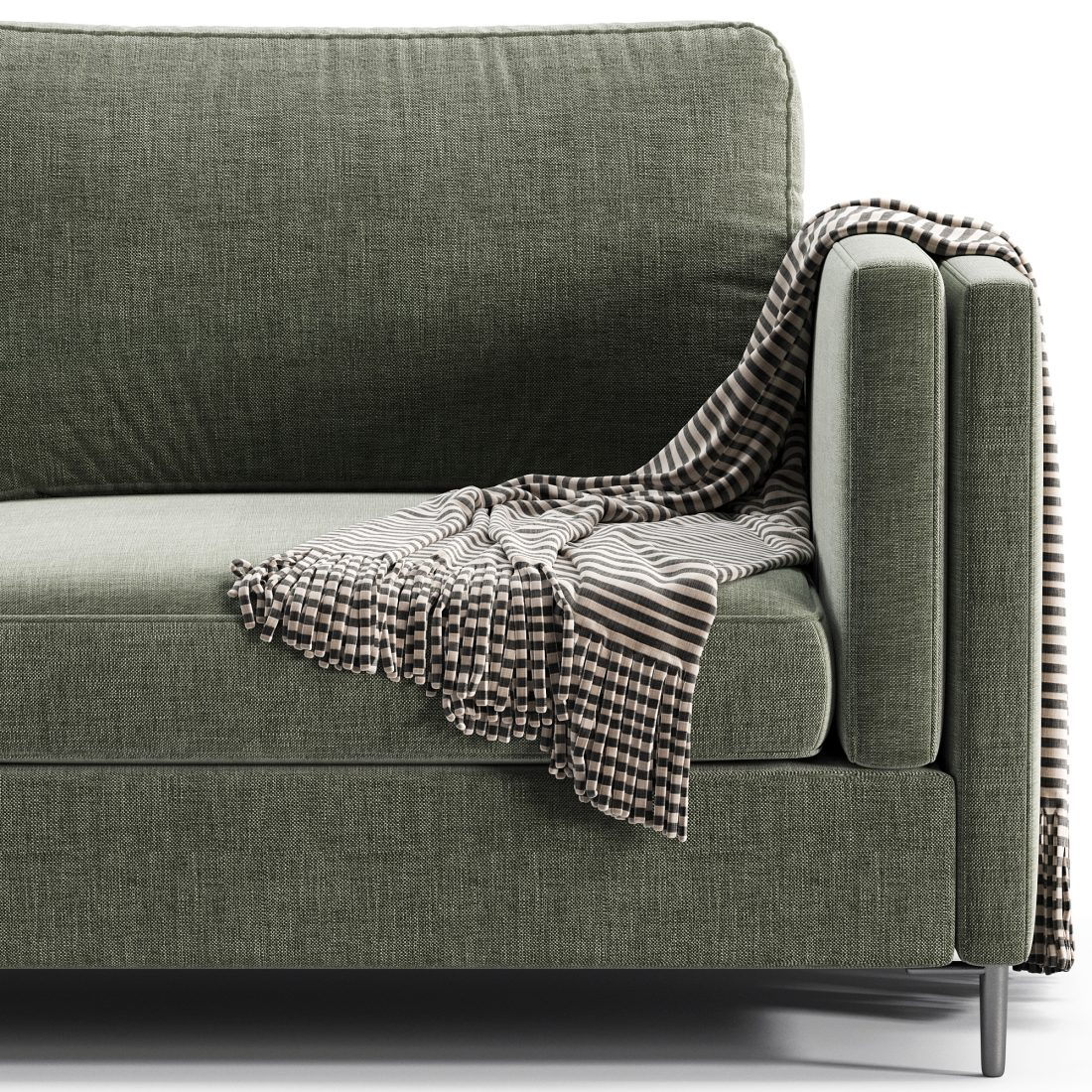 Four Hands Emery Sofa Thames Coal - 3D Model For Corona with Emery Sofa, 84", Thames Coal