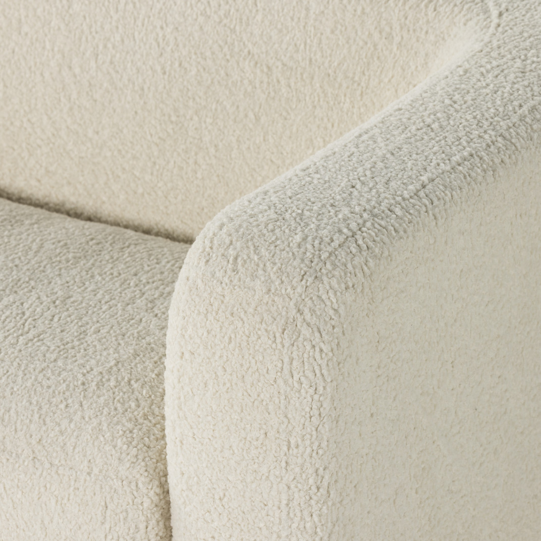 Four Hands Gidget Sofa 84" Sheepskin Natural | Gracious Style within Gidget Sofa, 84", Sheepskin Camel
