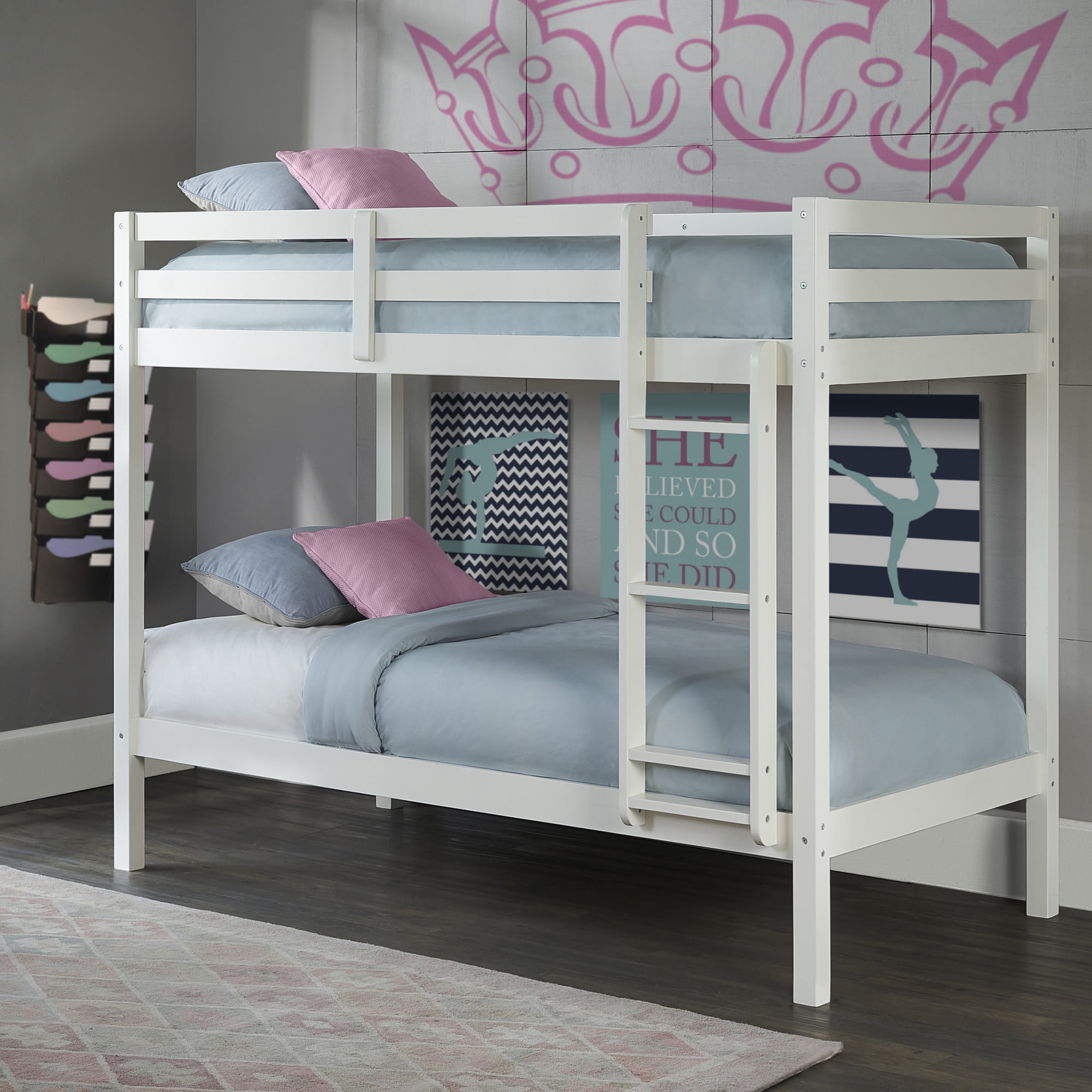 Free Shipping! Hillsdale Caspian White Wood Twin Over Twin Bunk Bed ... with The Role of Storage Solutions in Modern Children's Bedroom Furniture