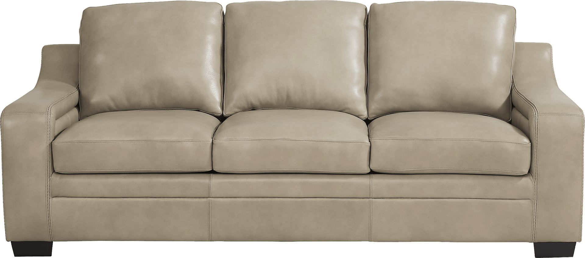 Gisella Taupe Beige Leather Sofa | Rooms To Go pertaining to How Chrissy Taupe Leather Sofas Are Reshaping Modern Living Spaces