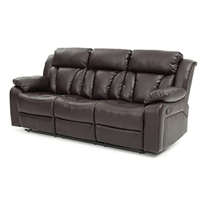 Glory Furniture Springfield 85'' Faux Leather Reclining Sofa & Reviews ... inside Choosing the Right Springfield Leather Sofa for Your Home