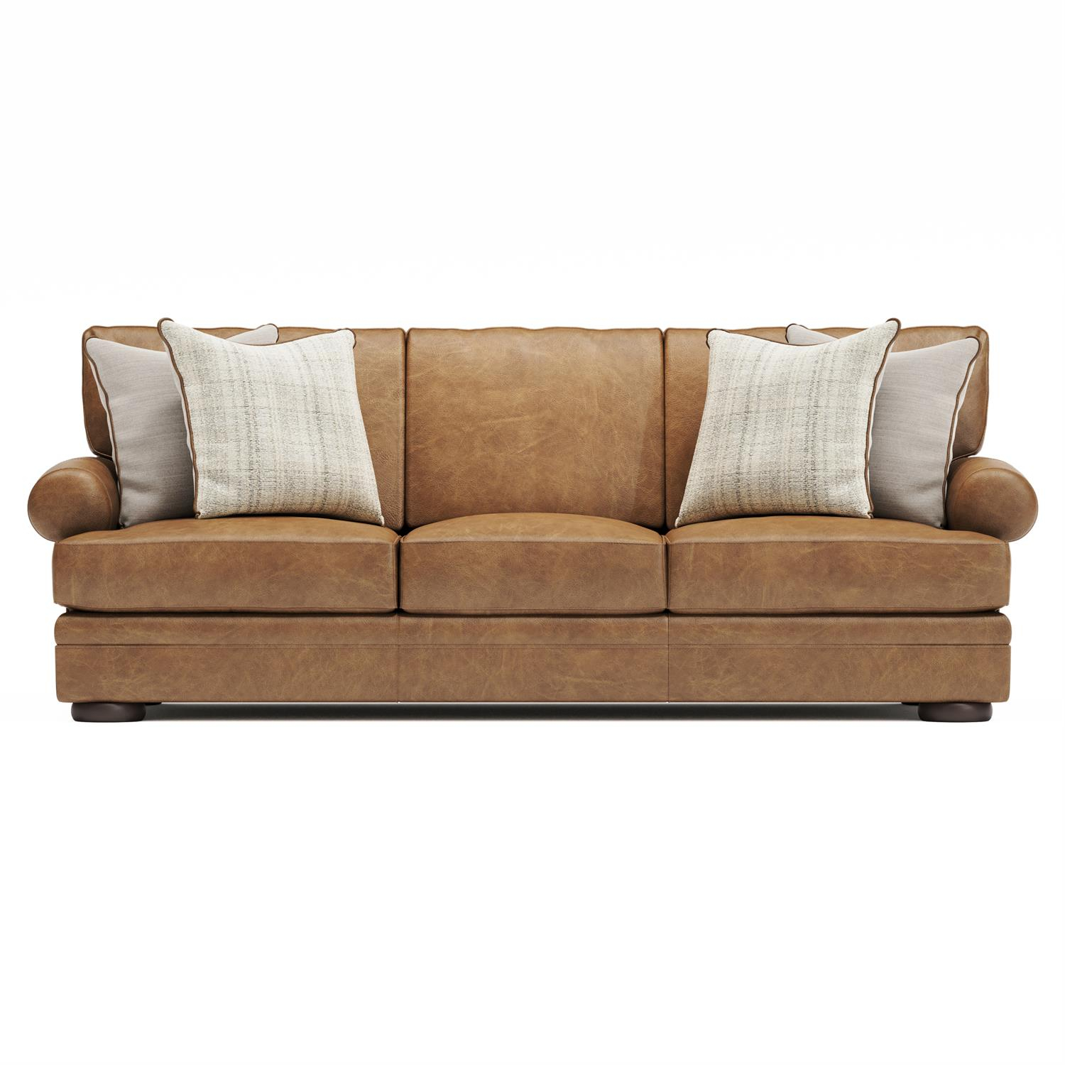 Harrison Leather Sofa with Bernhardt Harrison Leather Sofa