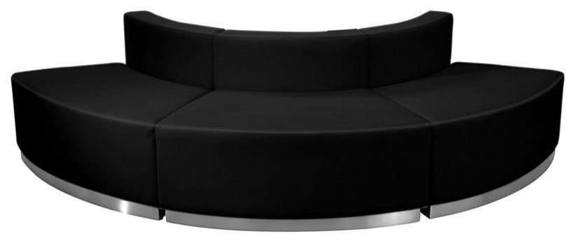 Hercules Alon Series Leather Reception Configuration, 3-Pieces ... regarding Hercules Alon Series Black Leather Reception Configuration, 3 Pieces
