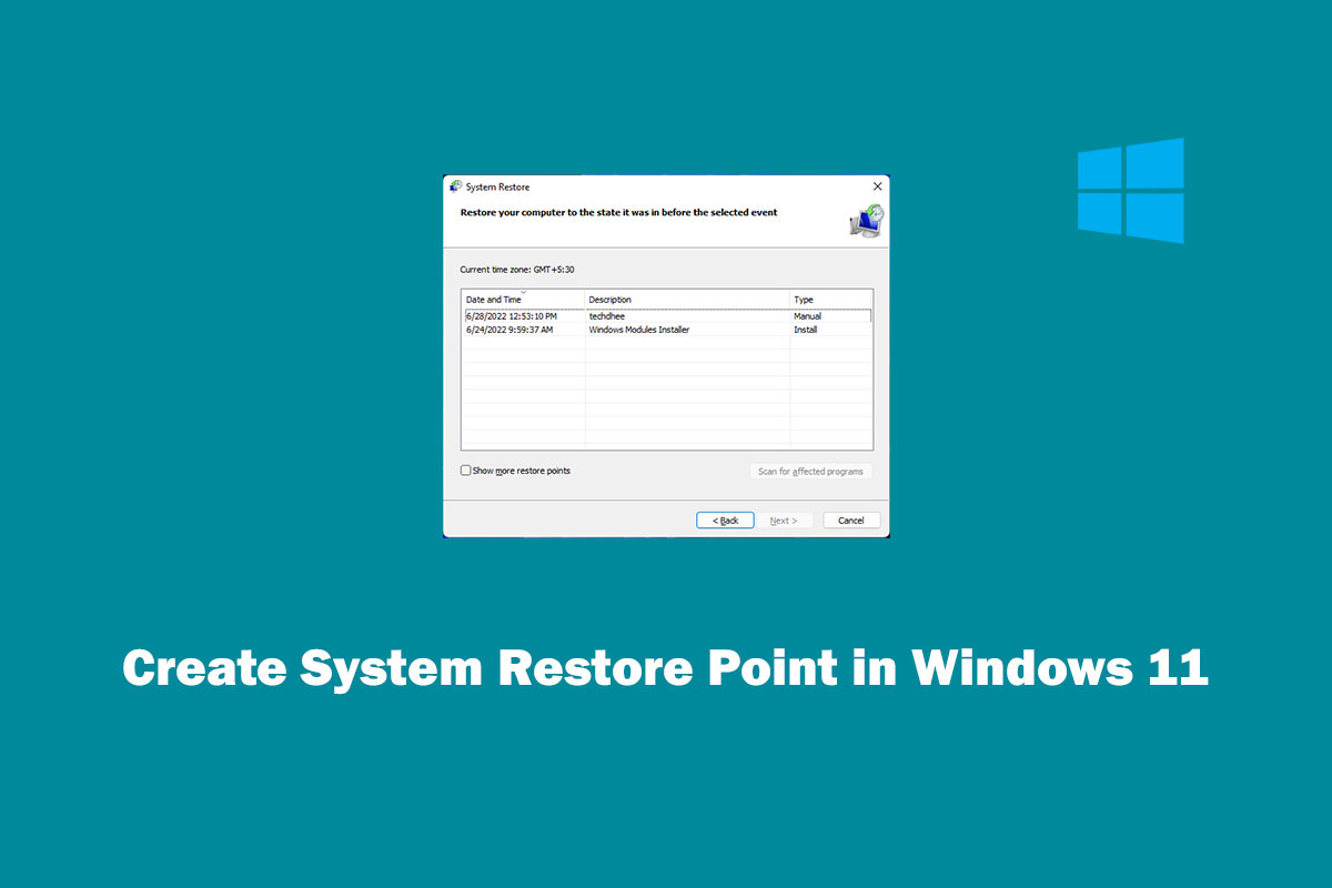 How To Create System Restore Point In Windows 11 - Tech Dhee within Restore Vegan Leather 3-Piece Sofa, Tan