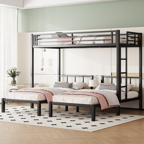 Isabelle & Maxâ„¢ Twin Over Twin & Twin Bunk Beds For 3, Twin Xl Over ... within Rosebery Kids Twin Over Twin Bunk Bed In Black