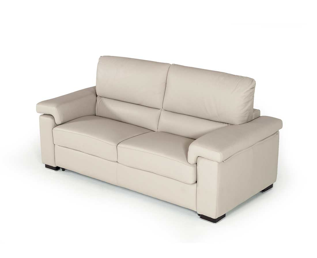 Italian Modern Light Grey Leather Sofa Bed Vg 018 | Leather Sofas with Understanding the Artistry Behind Milan's Contemporary Leather Sofa Design