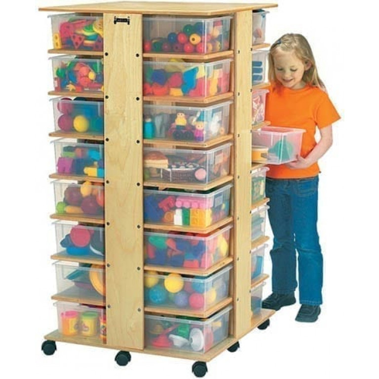 Jonti-Craft 32 Cubbie Tower Storage Cabinet - School And Office Direct intended for Maximizing Small Spaces with Jonti-Craft Space-Saver Solutions