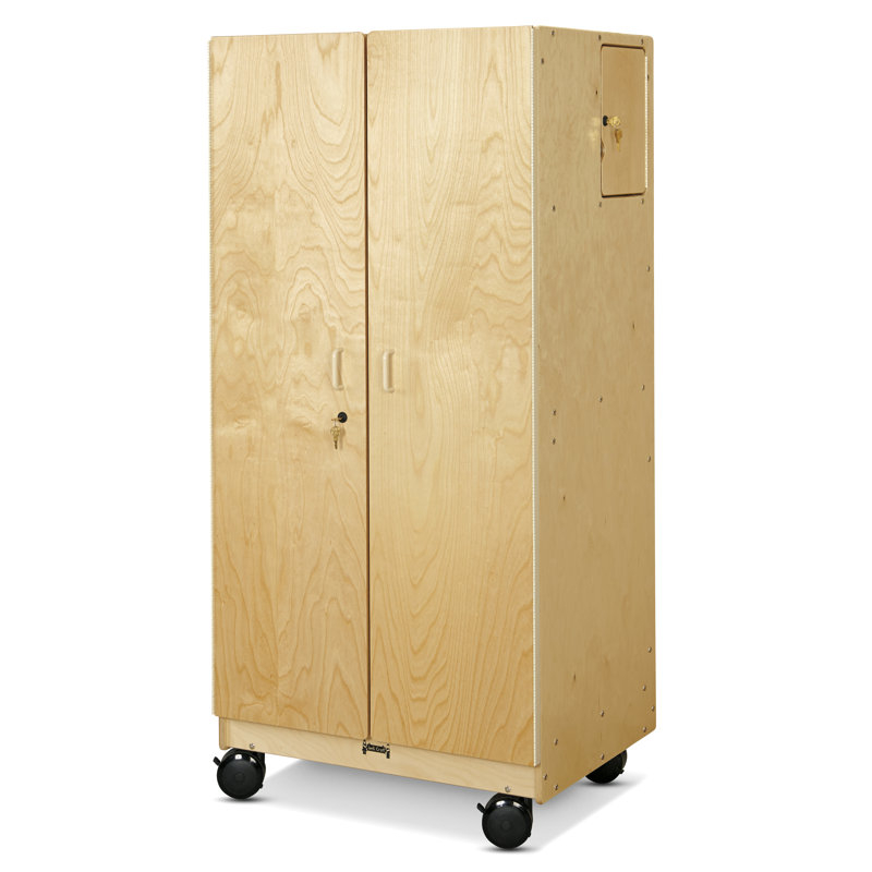 Jonti-Craft® Hideaway Storage Cabinet | Wayfair pertaining to Jonti-Craft Space-Saver Storage Cabinet