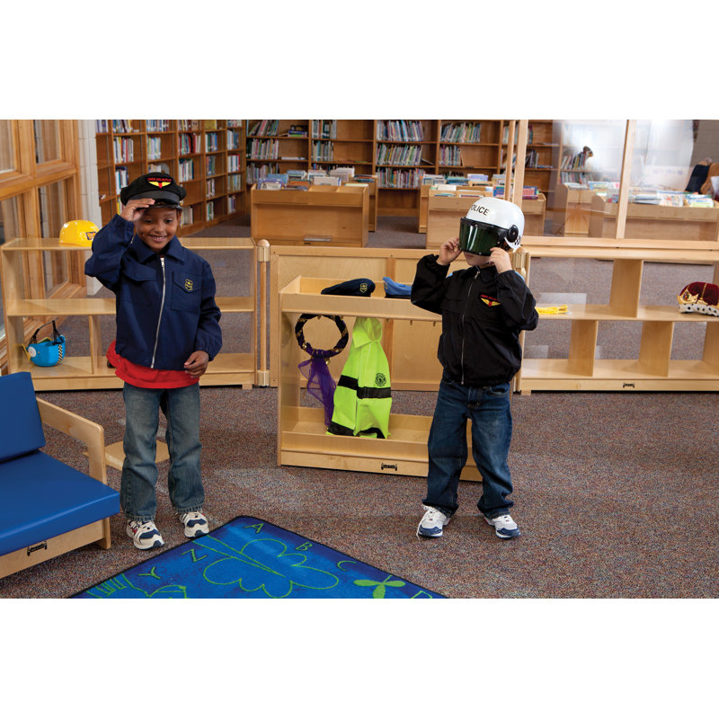 Jonti-Craft® Large Dress-Up Island | Wayfair for Jonti-Craft Dress-Up Center With Bins